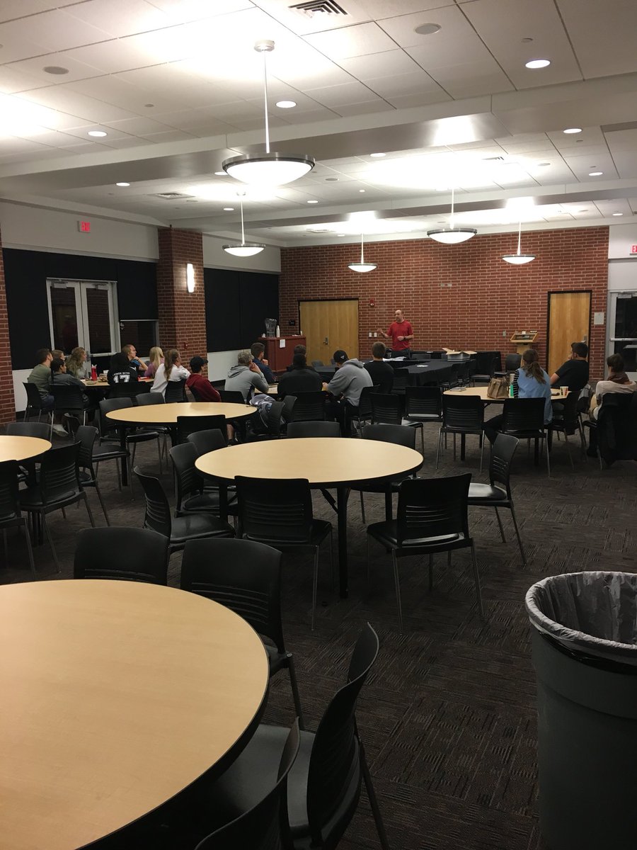LoganHughes4's tweet photo. @John_TheVoice sharing the Truth with @DruryFCA. Where does your happiness come from? What makes you happy? #foundinJesus https://t.co/CaZDpNmugV