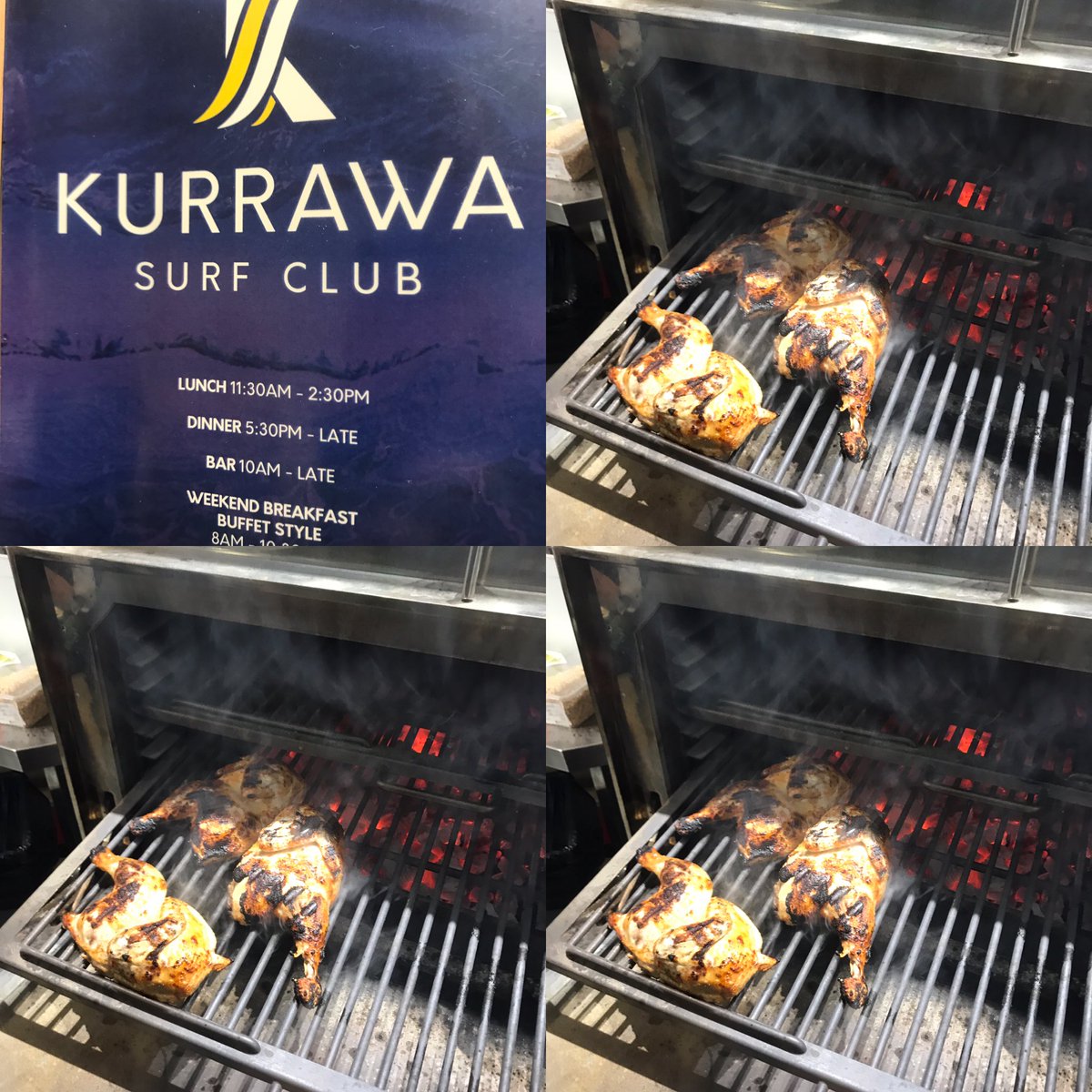 Chefie00's tweet photo. Kurrawa Surf Club is finally open, best location on the coast and the Mibrasa Charcoal Oven is producing amazing results on day .
#comcater https://t.co/07v30neSOD