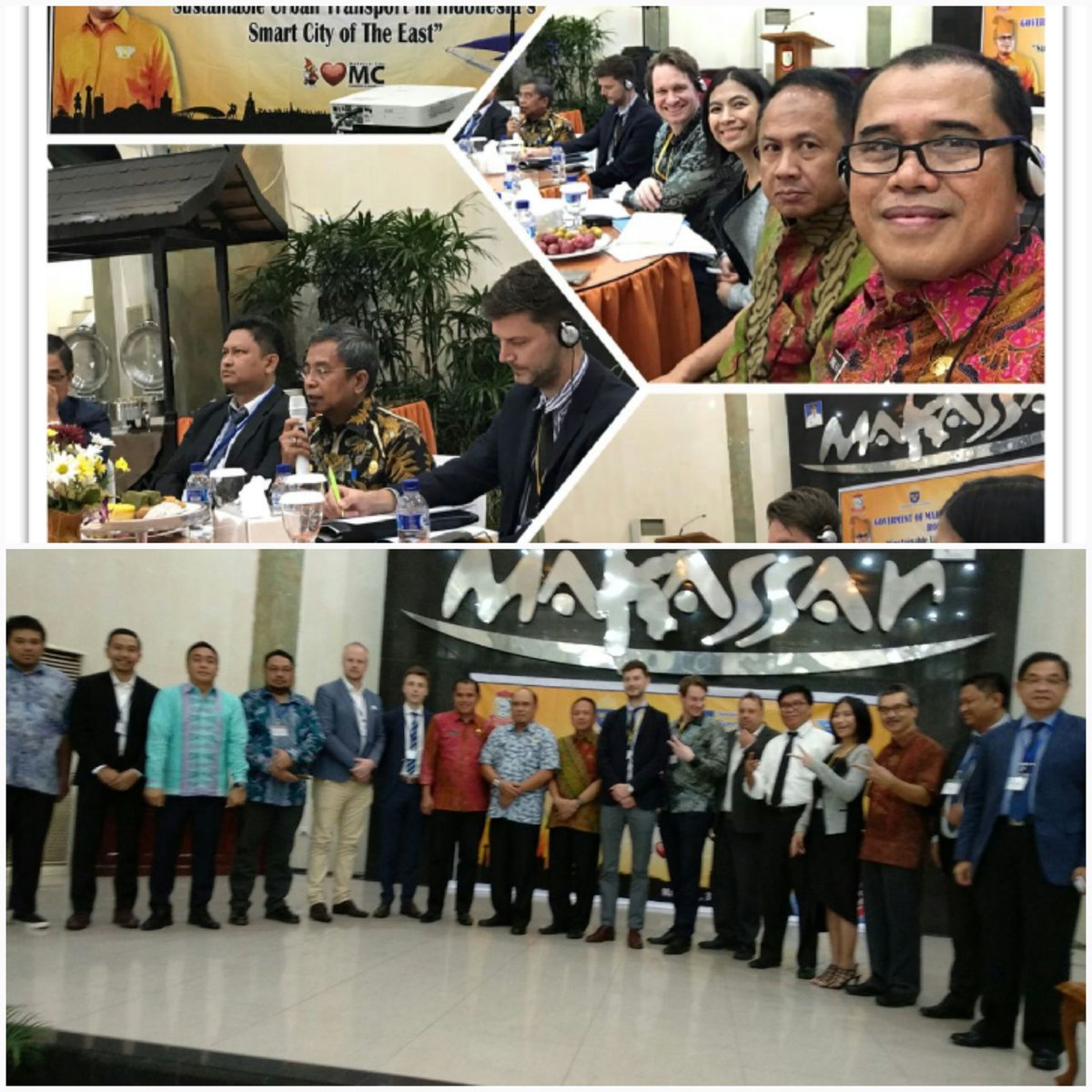 PD_Parkir's tweet photo. Dirut PD Parkir menghadiri Pembahasan Transportasi berkelanjutan Pemerintah kota makassar Dengan delegasi pemerintah Swedia https://t.co/g9FfSp5H9X