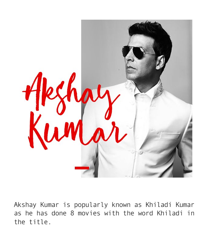 Lawmanofficial's tweet photo. The one and only Akshay Kumar! Know more why he is called Khiladi Kumar.#Akki #LawmanPg3 #BeTheStar #WearYourAura https://t.co/jWP6x86ZBt