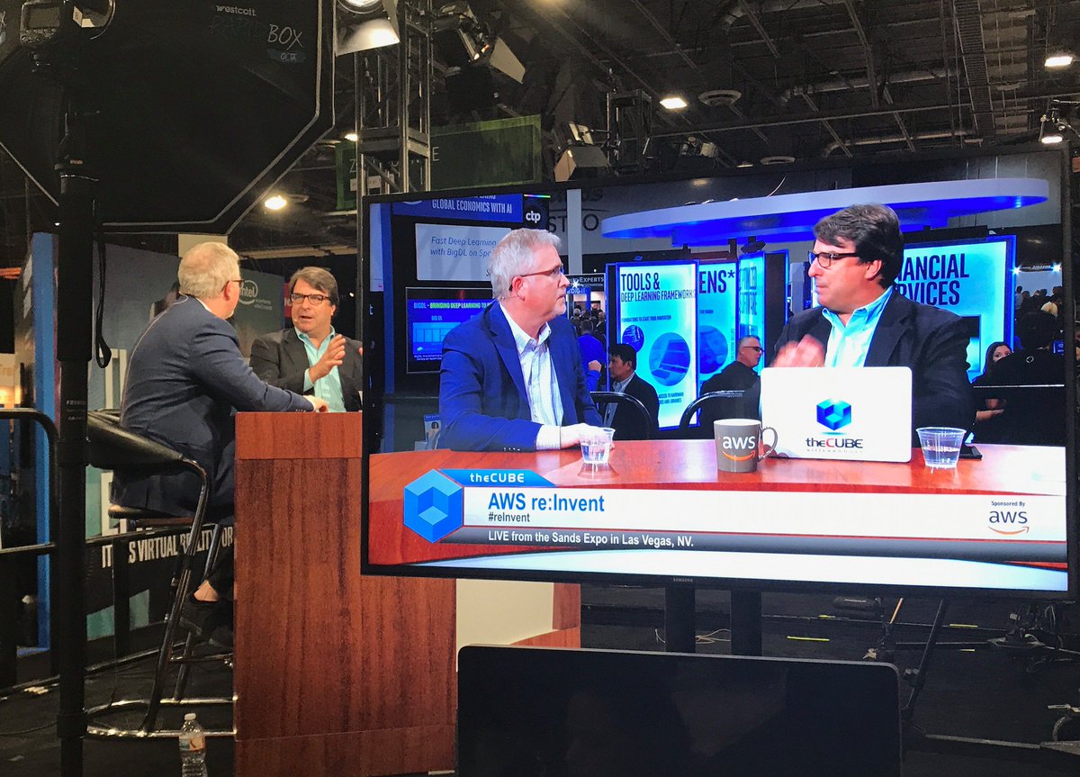 Centrify's tweet photo. Our CEO @ThomasRKemp was live on #theCUBE earlier today speaking with @Furrier at #AWS #reinvent! #AWSreinvent2017 #CentrifySecure https://t.co/HqS5tt6Qwk