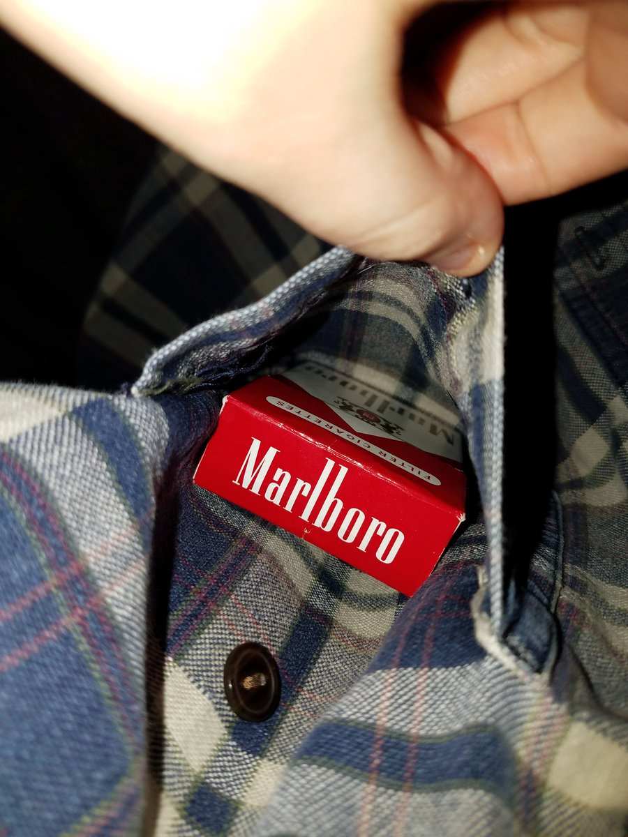 cigarettes in shirt pocket Shirt pocket view. #Marlboro #Smoking @MarlboroManFan #Smoke #Cigarette  #Malboros