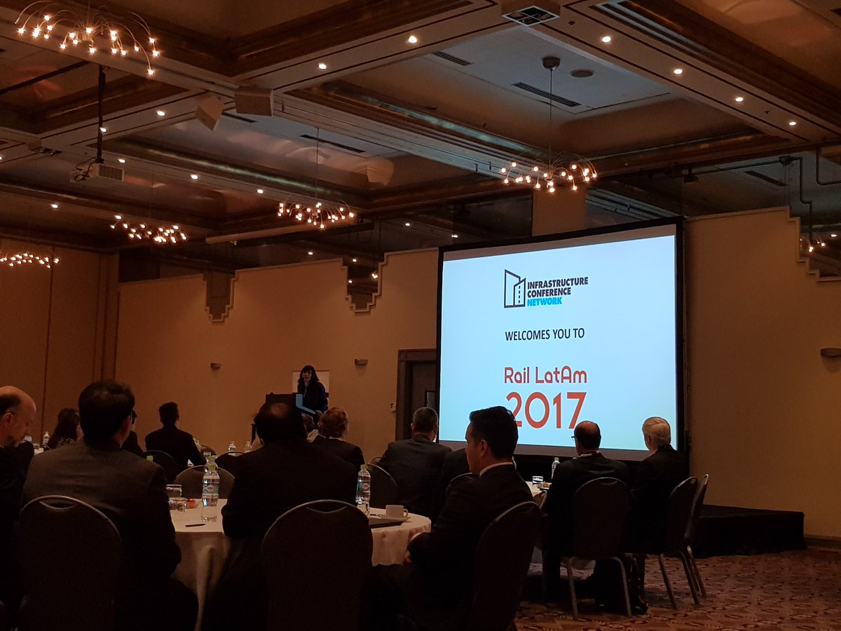 4TelLATAM's tweet photo. Segundo día en la Conferencia de Infraestructura #RailLatam17 @iconferencenet @4TelPtyLtd Expertos en Ferrocarriles Digitales https://t.co/ZZzh2WDyAV
