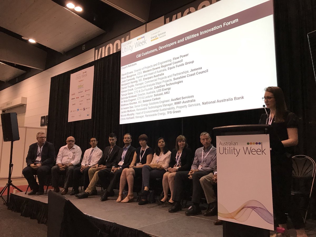PowerUtilityAU's tweet photo. Focus group session dedicated to C&amp;I customers, developers and utilities to identify profit opportunities and new business models in a digitalized, decentralised and decarbonised energy world, hosted by Rachel McCleery from @CarbonetiX @AusUtilityWk #AUSUW17 https://t.co/jZt6crElTH
