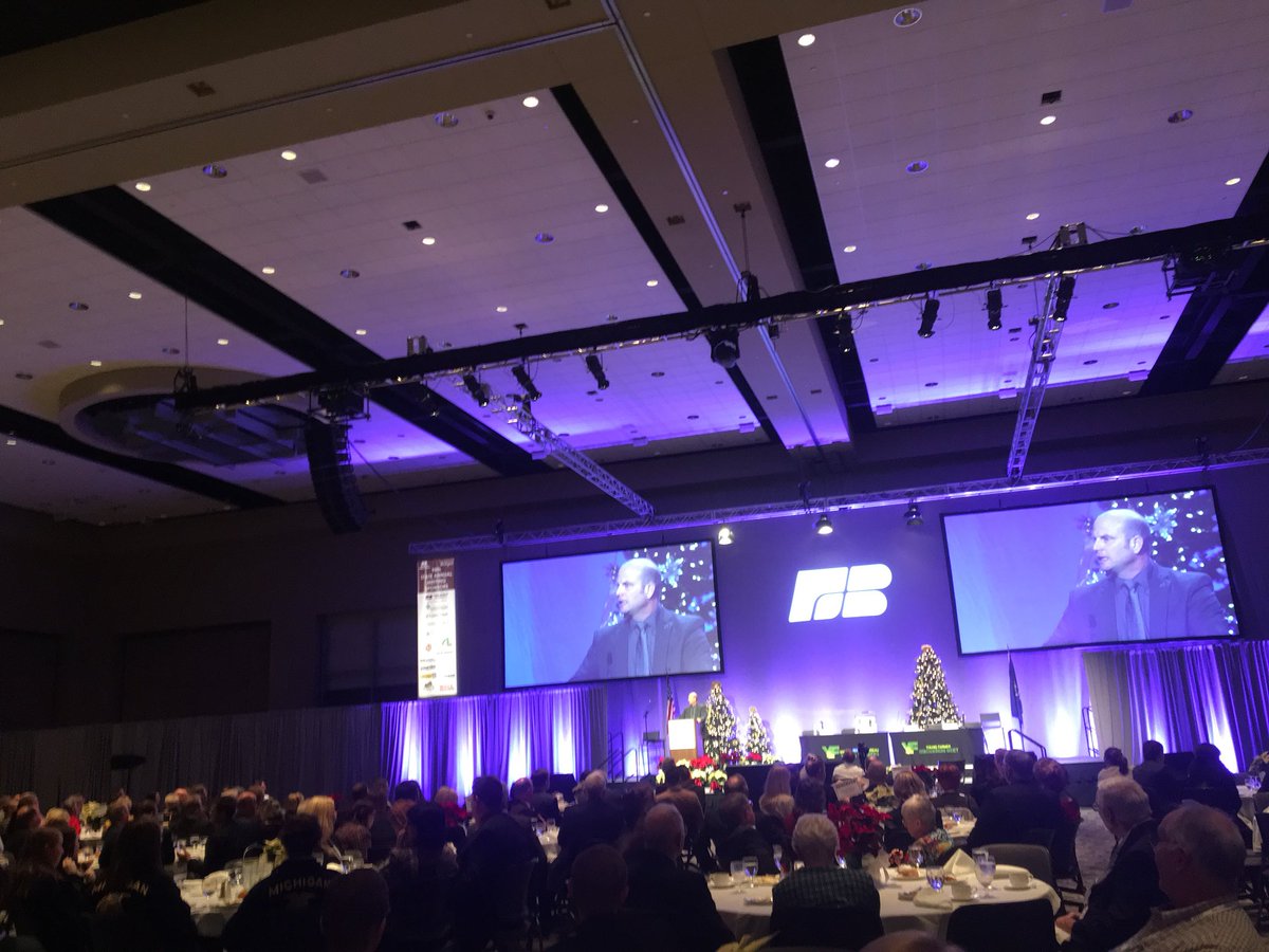 RepDGarcia's tweet photo. A successful @MichFarmBureau banquet at the 98th Annual State Mtg. Thanks for all you do to educate us on agriculture issues #ottawacounty https://t.co/TaSCgAYcW8