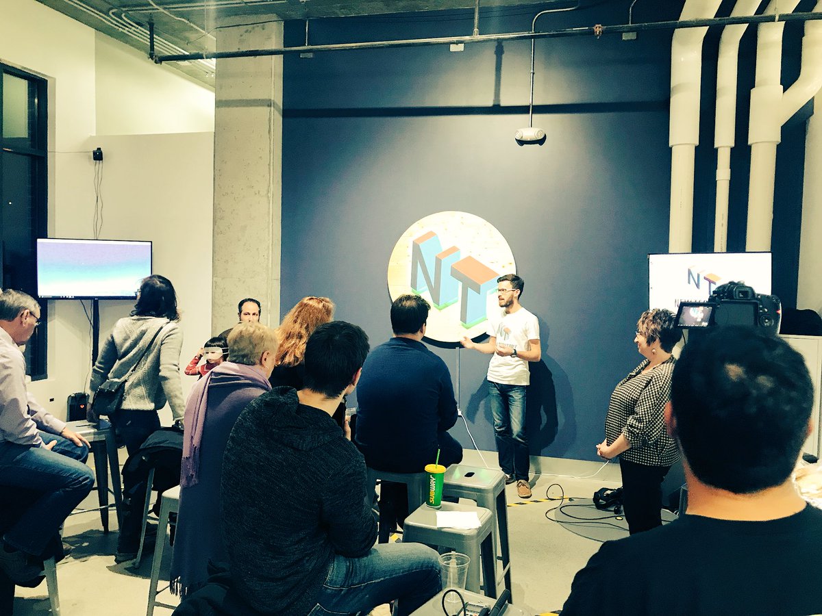 Thank you so much @NewTerritoryVR for hosting us tonight , BILL you’re epic man #Akron #Ohio #Entrepreneurship #startup #VirtualReality #VR