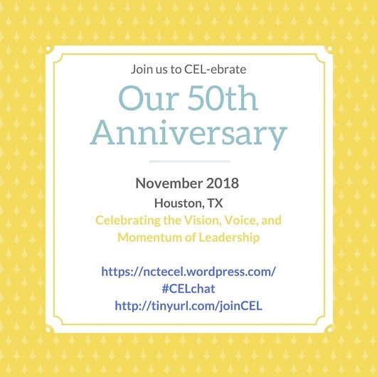 KtBkr4's tweet photo. @CRCarter313 @heatherrocco @oonziela @MrKrapels @teachcmb56 @getnicced @ncte @Mrs_Krapels @MrsStephenson3 @NJCTENews @bkulak11 @EsMteach @RachelScupp @MrBronke @iChrisLehman @pernilleripp @BobProbst @MsNWarchol @ncte_cel You have to come #cel18! It is the 50th convention! #CELebrate #ncte17 #cel17 https://t.co/iMhBadx4I8