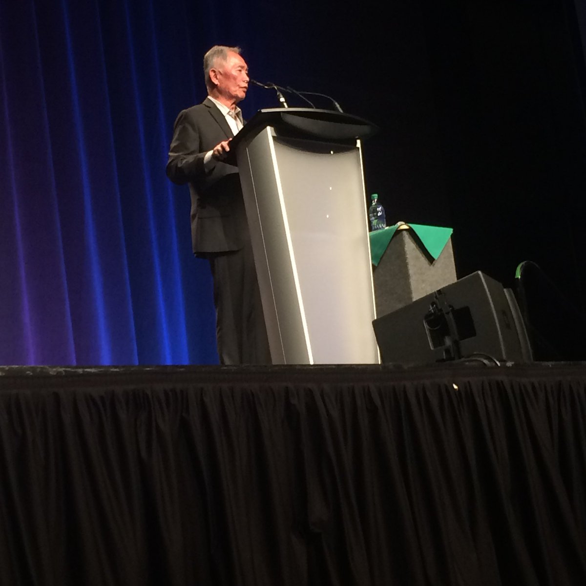 KristopherWells's tweet photo. @GeorgeTakei’s talk reminds me the real power of the closet never lets you hear the words “you are loved”. #EPLTakei https://t.co/mAwo2mClwB