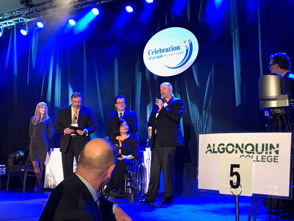 ShelleyStyles1's tweet photo. A lovely evening @Celebration of People recognizing recipient JD SKENE, @algonquincollege nominees! #COP2017 #ACPride https://t.co/YBP9jCtlrg