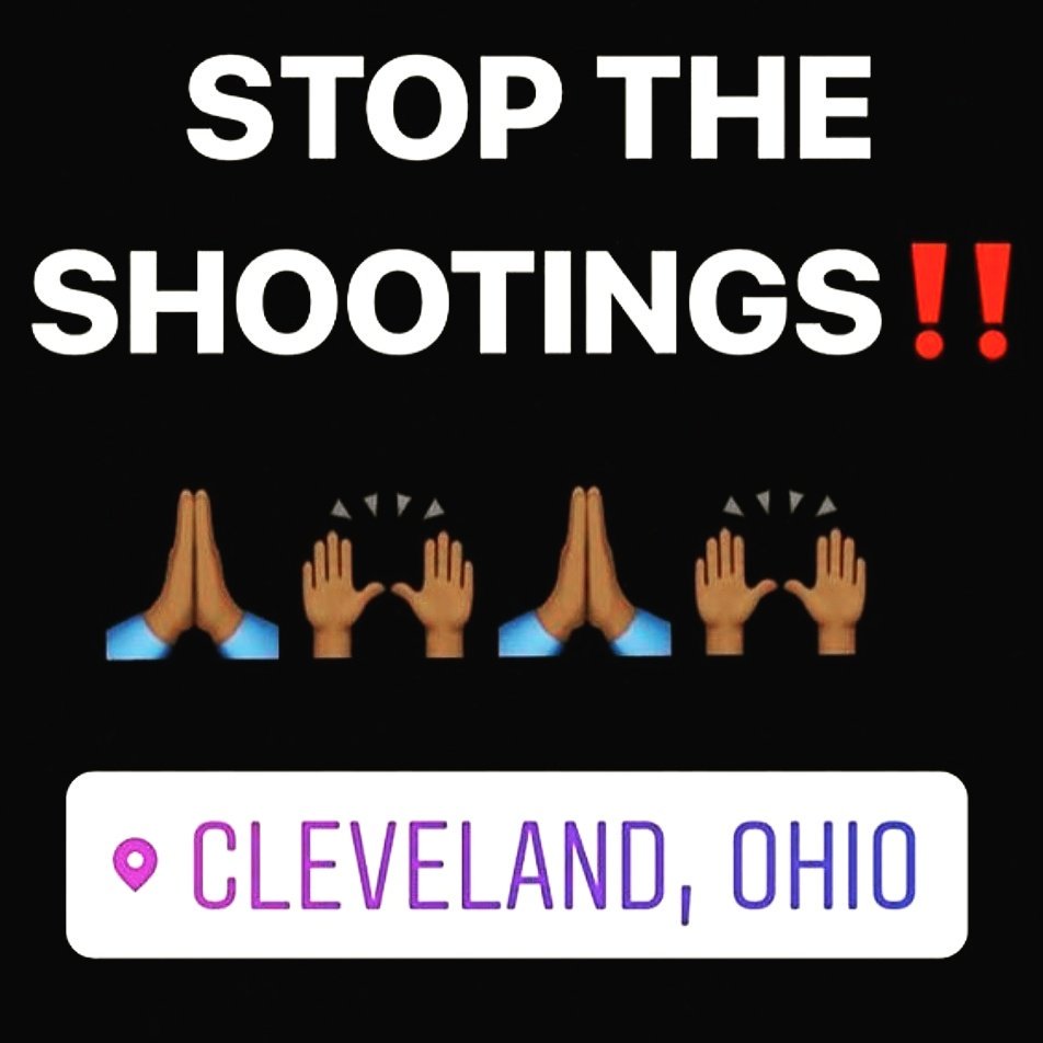 NurseJoy205's tweet photo. Lord🙏 Please stop by Cleveland..stop the killings in our city..😢😢 Too much 🔫 Gun  violence..😔  Lord praying for the families who lost love ones this year..😢 I'm asking u God to keep your hands on my family and friends.❤ Its a wicked world out here✋ #gottastayprayedup 🙏 https://t.co/3k36F3sgT1