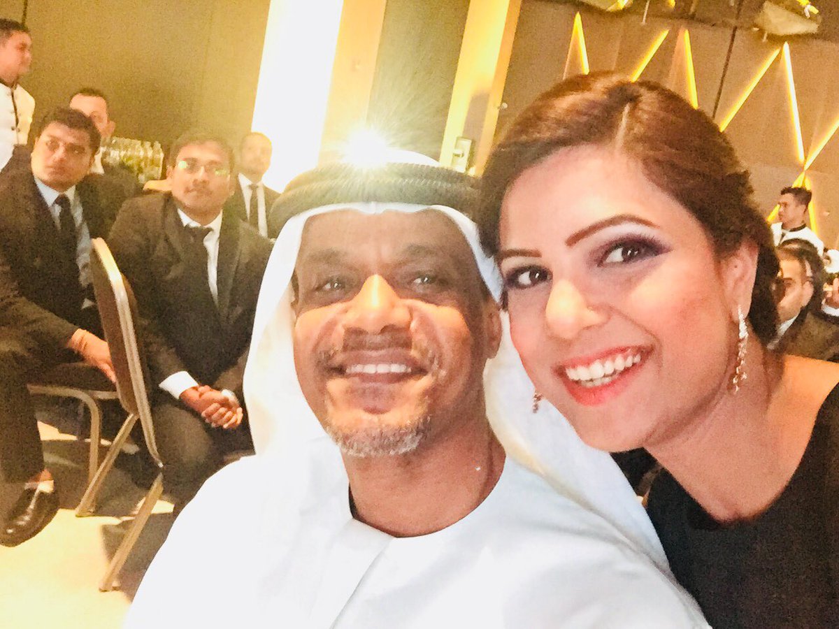 VandanaBhatt's tweet photo. Selfie with Mr. Yaqoot of DTCM, the first photo with him was 9 years ago! Thank you for your support Sir! @hozpitality #hozpitalityexcellenceawards #meahea https://t.co/ZVZdVPWtfv