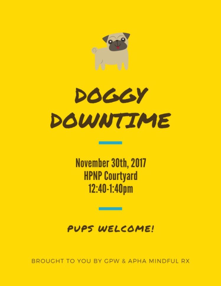 UFAPhAASP's tweet photo. It's happening!! 🐶 Brought to you by MindfulRx and GPW, relieve some of your exam week stress with some playful pups! https://t.co/bj23yB5d0S