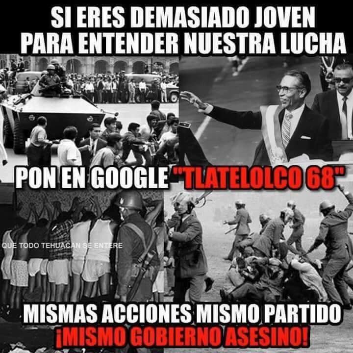 jaca6311's tweet photo. #NoALaLeyGolpista
El NarcoGob PRIISTA quiere amedrentar a los ciudadanos. Los militares al cuartel, no a las calles.
Basta de la ley del miedo.
Vamos los invito Compas
PaseDeLista1al43 10P.M👊 https://t.co/AEflLeIKCb