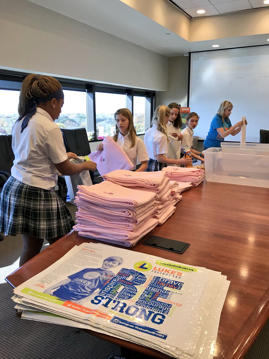 LukesFastBreaks's tweet photo. Thank you to Luke & his hardworking @episcopalschoolofdallas students for helping us with our #LukesFastBreaks care packages and year-end mailers! We are so thankful for all your help! 😊 #NoMoreHospitalGowns #BearCancer #ESDallas https://t.co/MBm4pZSwB5