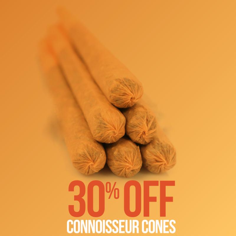 Elemental2009's tweet photo. 30% Off Thursday tomorrow at Elemental! 30% off ALL #ConnoisseurCone varieties including #TheTrueOG! Hope to see you in! https://t.co/BqCEOn1Klc