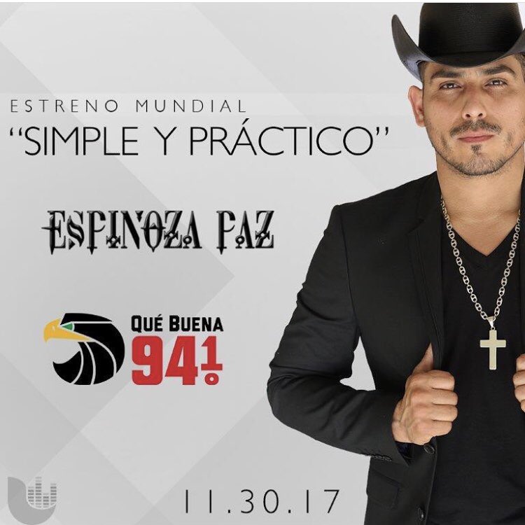 lanenaradio's tweet photo. Amigos mañana no se pierdan el #estrenomundial de @EspinozaOficial #simpleypractico a través de @quebuena941 📻🙌🏻 https://t.co/7lkGv2c79X