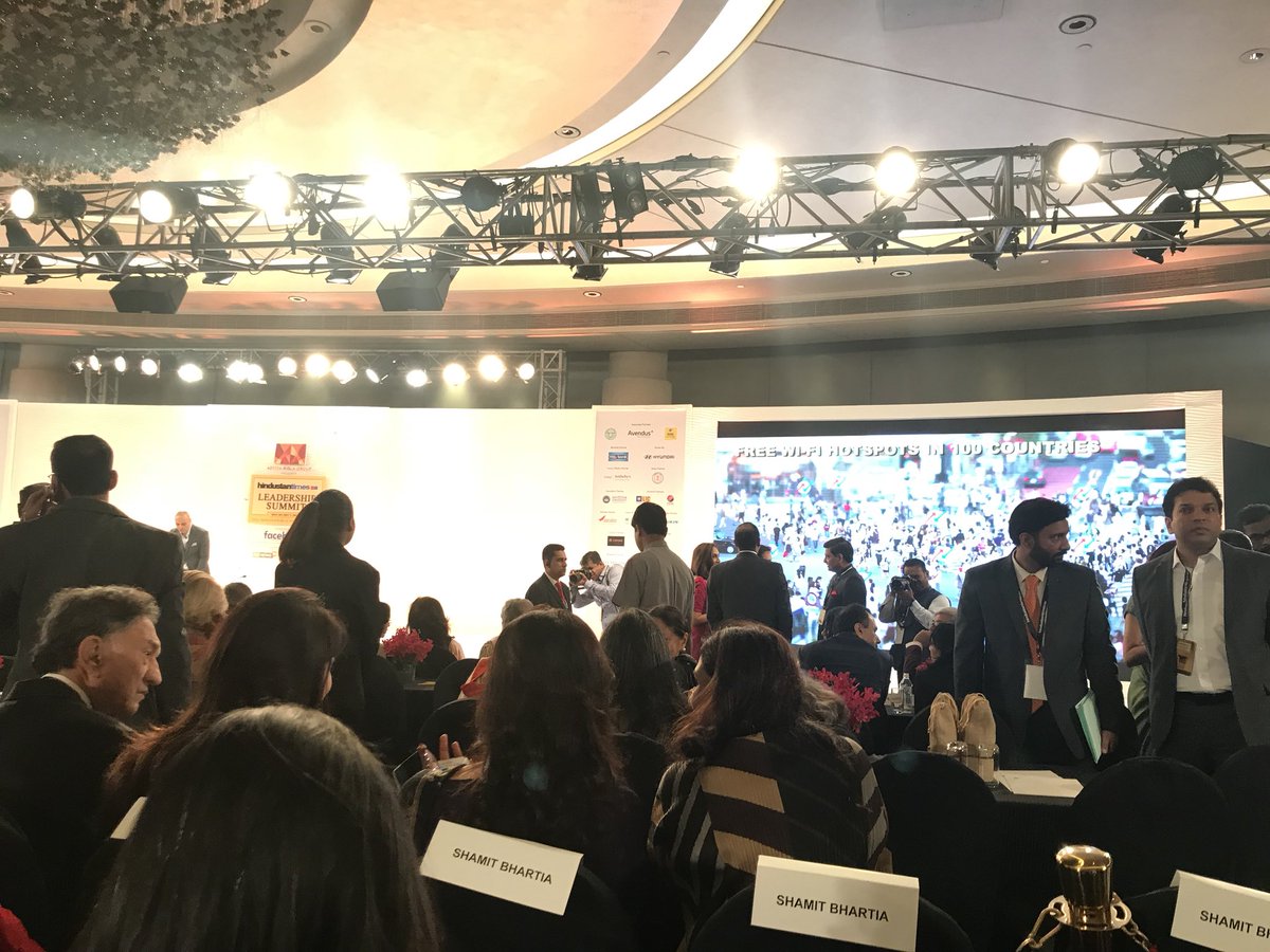 mohitjo's tweet photo. #HTLS 2017 proud to be a part of this prestigious gathering with our proud partners @HyundaiIndia @HavasMediaIN @htTweets #FINALLYSEATED after rounds and rounds of security #WhatAnExperience https://t.co/SiMhaLnnt4