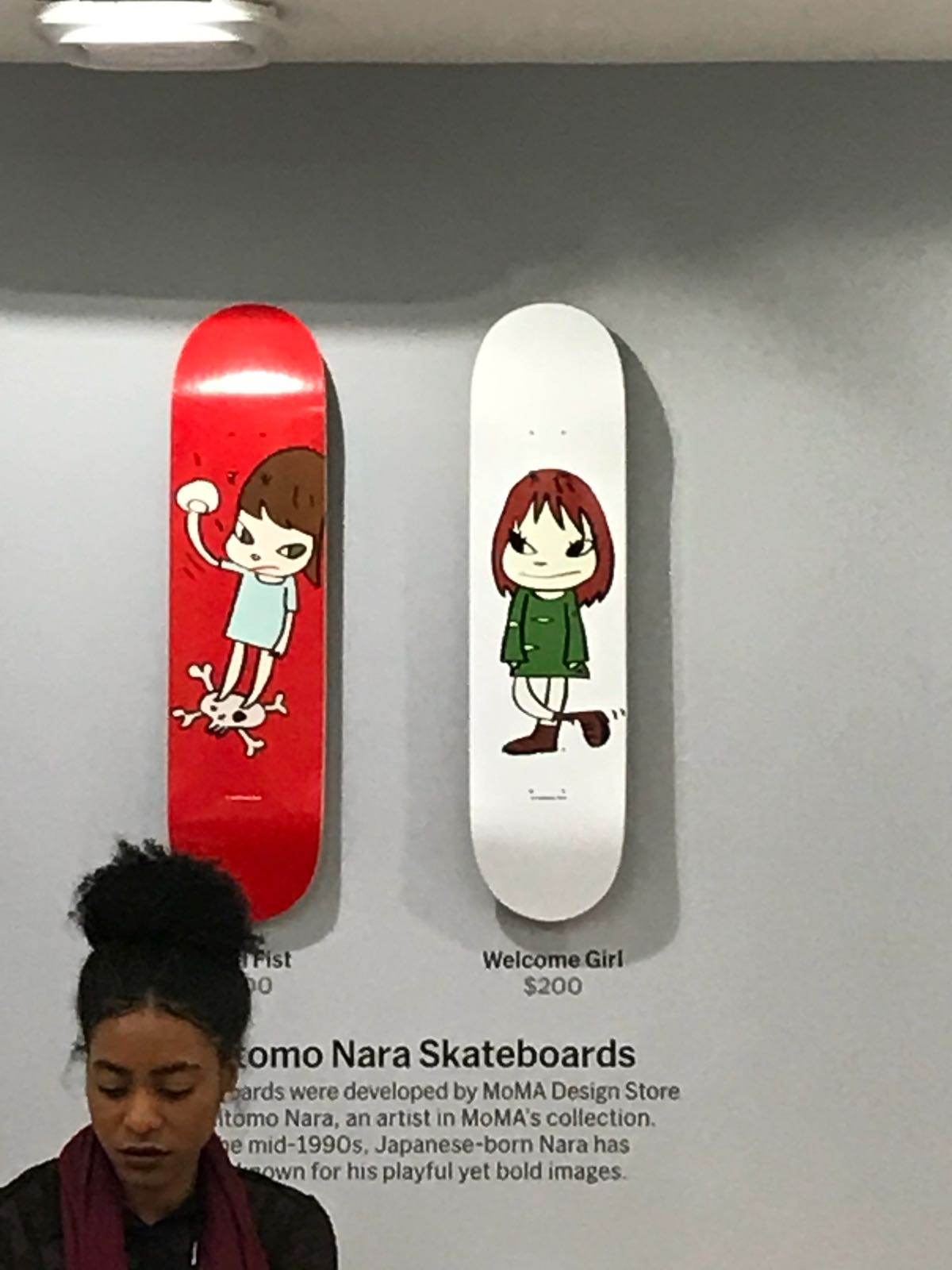 【美品】奈良美智 スケートボード Wellcome Girl
