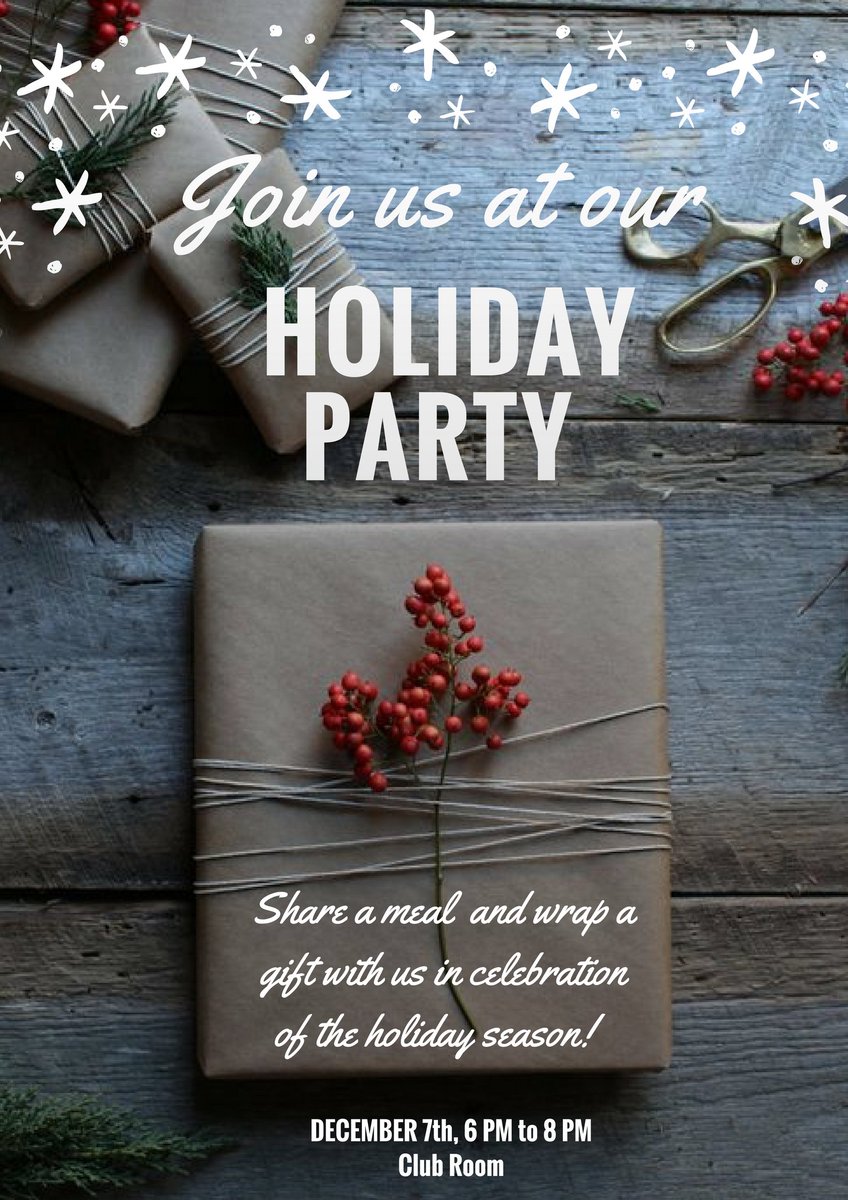 Apertureapts's tweet photo. #SaveTheDate for our Resident Holiday Party! #LifeAtAperture #BozzutoLiving https://t.co/SvY3CApXez