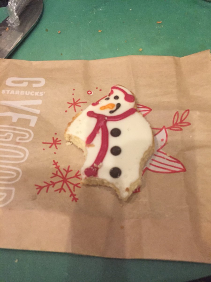 sippycupmonster's tweet photo. @Starbucks I’m pretty sure my 5 year old is a sociopath. Who eats half the head and the bottom?? 🤦🏽‍♀️ also I wanted the sprinkles. #momlife #parenting #whytho https://t.co/fIGh11foOv