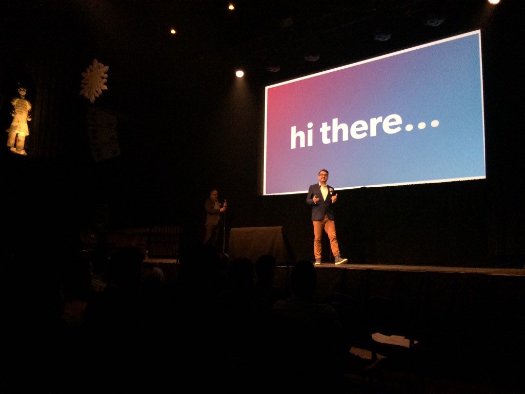 DTade's tweet photo. #VanUXAwards hi there Markus! kudos to Vancouver for our UX energy. https://t.co/od4uGmm5s6