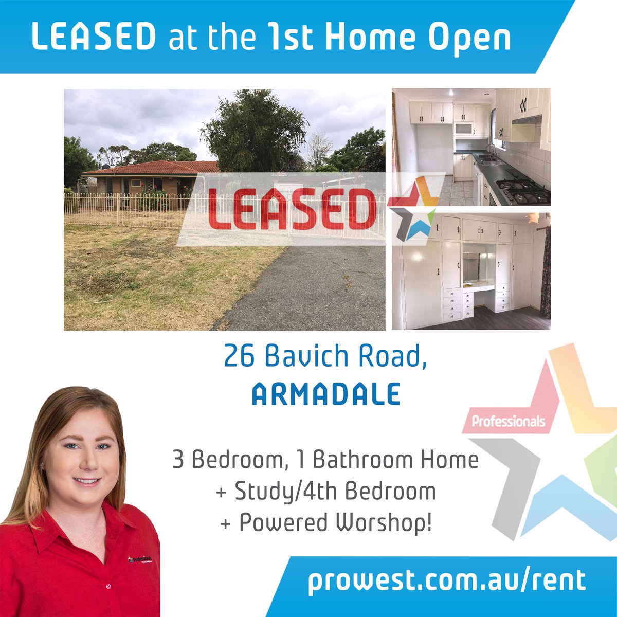 Prowest_RE's tweet photo. Another great result for our Property Management Department!
Leased at the first home open, well done Helen
#PropertyManagementPerth #PerthPropertyManagement https://t.co/2GFn4CrTTW