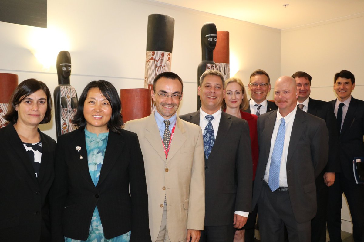 ADB_Pacific's tweet photo. #ADB participates in ‘Quadrilateral Meeting’ with Australia, New Zealand and World Bank Group:
Hosted at #DFAT HQ in Canberra on 30 November, the annual meeting was held to further strengthen collaboration between ADB, DFAT, the #NZMFAT & World Bank on development in Pacific. https://t.co/70EvVepez9