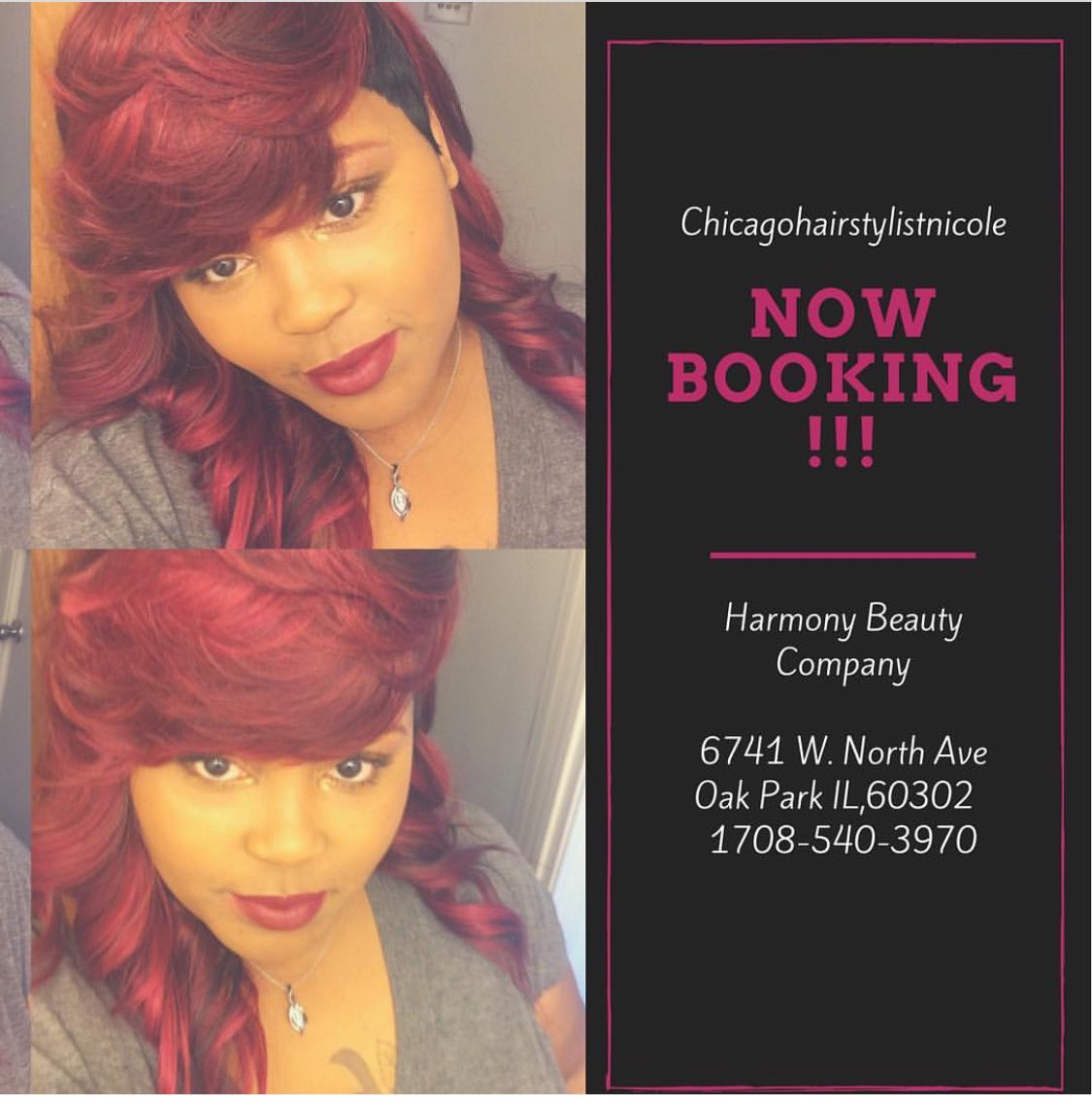 nicoleslater201's tweet photo. #chicago #Chicagohairstylist #chicagohair #chicagoblowout #chicagosilkpress #chicagosalons #chicagocrochetbraids #chicagobobs #chicagobluntcuts #chicagosewin https://t.co/Y0UBfKWfT8