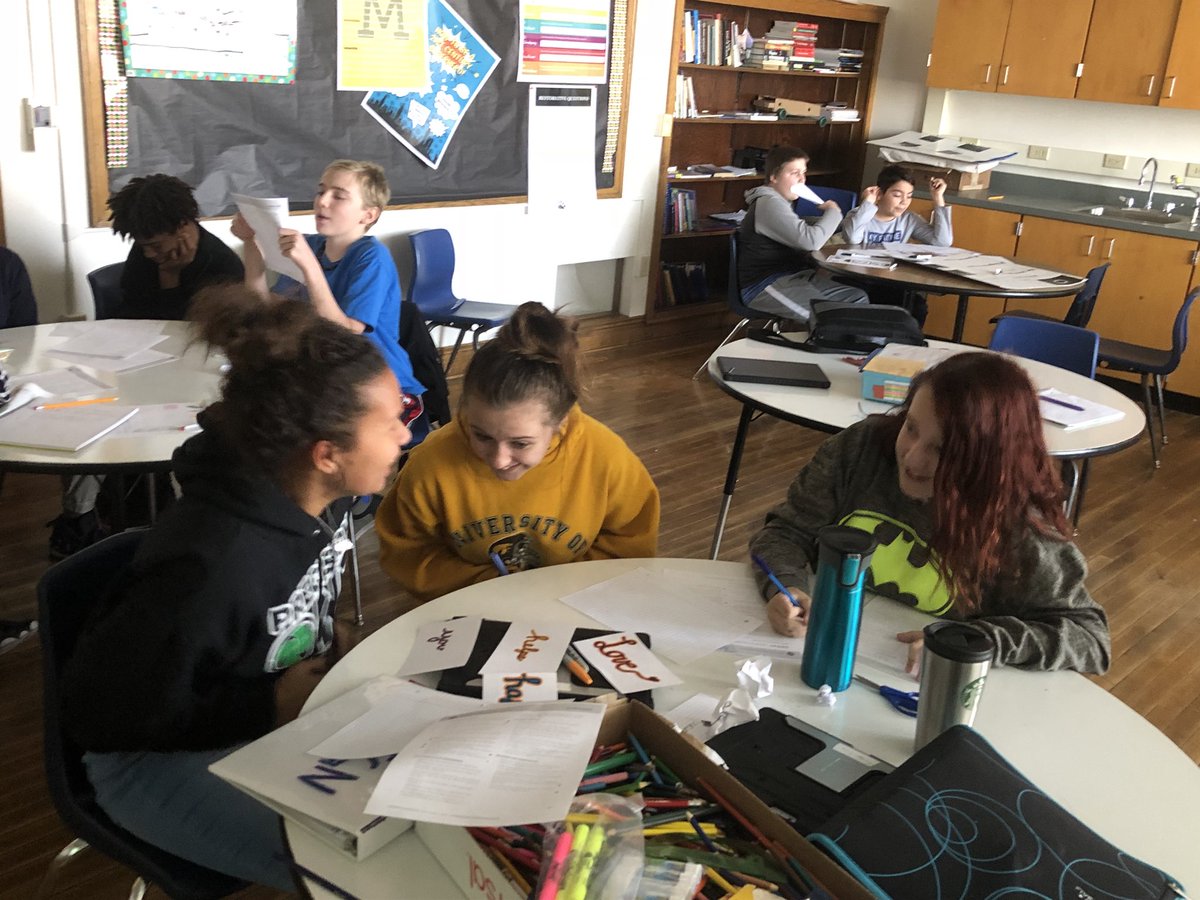 McKinleyGO1's tweet photo. @CRMcKinleyMS Great conversations interviewing others - love, religion, military, politics, funny kid stories- loved it! #funconvos https://t.co/tRejeuLDDO