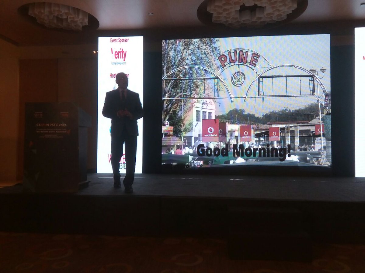 We welcome Col. Prabir Sengupta up on stage! Guys please give a huge round of applause for this man!  He was the highlight of STeP-IN Summit 2017 and we are glad to have him in #pstc2017 ! His speech gives us goosebumps and we are expecting that today as well!