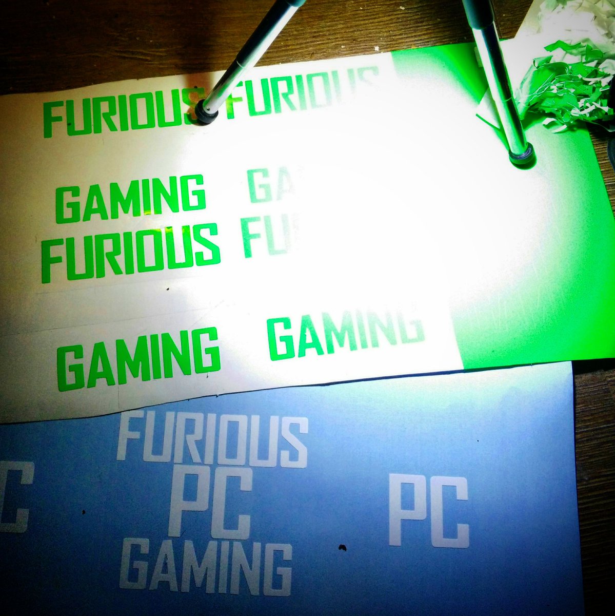 Wipspeed's tweet image. Almost done making a Furious PC Gaming sticker for Logitech G920 Racing Wheel 😊😎 #twitch #twitchtv #stickermod #stickers #sticker #pcsetup #setupwars #setup #furiouspcgaming #wipspeed #pcmasterrace #logitech #gamingsetup #elgato #casemod #casemodding #battlestation #intel