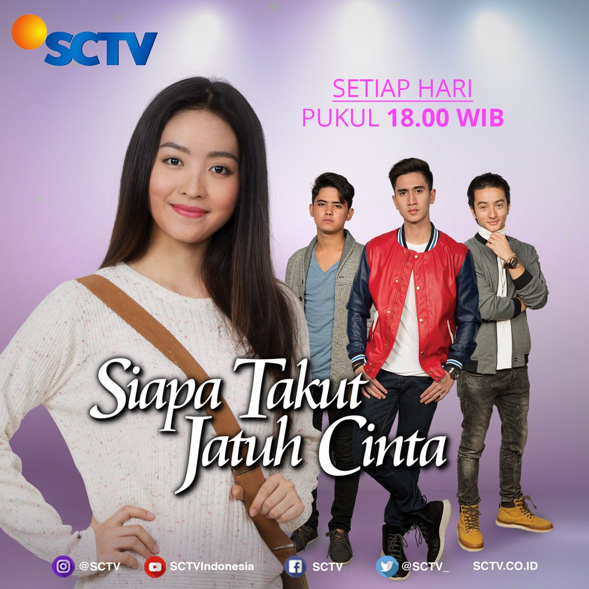 SCTV's tweet photo. Update jadwal sinetron SCTV Jumat, 01 Desember 2017:

#TuhanAdaDiManaMana pkl 16:45 WIB

#SiapaTakutJatuhCinta pkl 18.00 WIB

#AnakLangit pkl 19:45 WIB

#RahmatCinta pkl 21.35 WIB https://t.co/58KRViEf0f