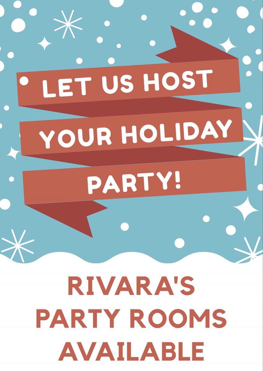 RivarasRest_NJ's tweet photo. #holidayparties #njeventspace #partytime #letushost #HolidaysAreComing #rivaras #owlpub https://t.co/bSor6AQNXM
