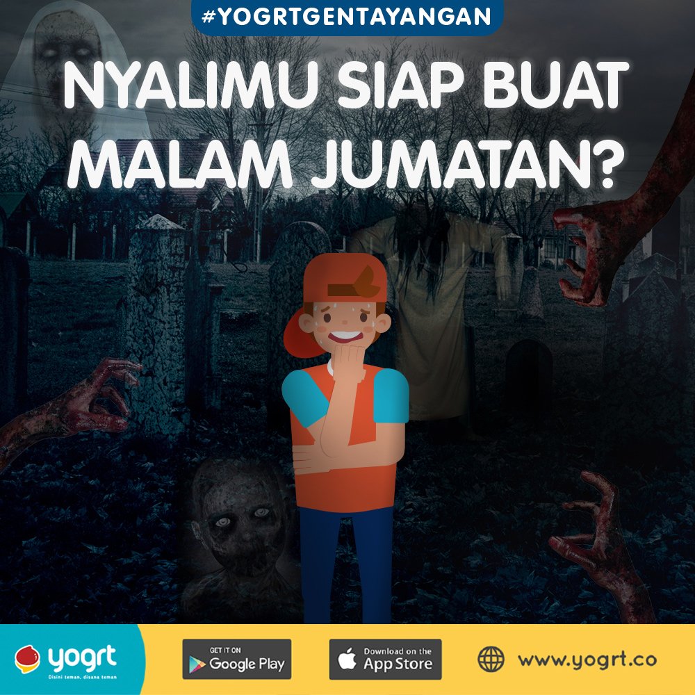 YogrtID's tweet photo. Yang nyalinya setengah-setengah, jangan ikutan di room Oci ya malam ini :D
#yogrt #yogrtid #yogrtapp #disinitemandisanateman #yogrtgentayangan #YogrtOnAir https://t.co/6UQsMffr2n