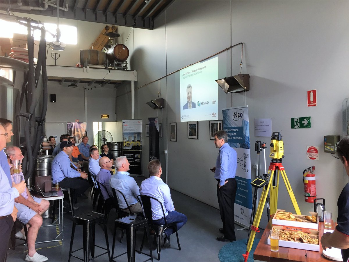 LISTECHSoftware's tweet photo. The @CRKennedySurvey Build & Brew Workshop rolls on, in Adelaide and Melbourne. Thanks to all attendees. ๐ ๏ธ๐ป #LISTECHNeo #LISCAD #geospatial #survey #software https://t.co/EZC94GEyUt