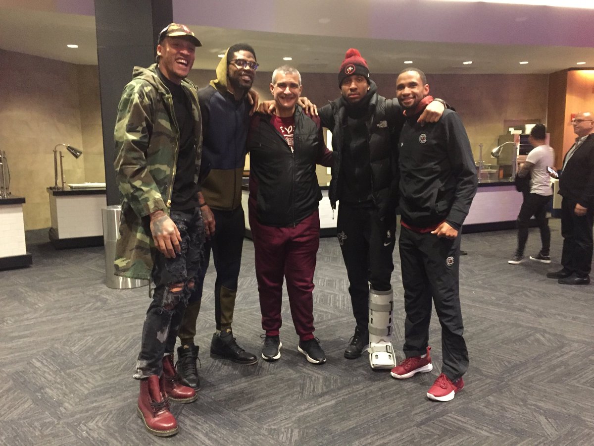 Met these 3 guys <a href="/ThisIsUD/">Udonis Haslem</a> <a href="/RodneyMcGruder/">Rodney McGruder</a> &amp; <a href="/Michael8easley/">Michael Beasley</a> when they were kids. Tonite I spent time with them as men at Madison Square Garden. I’m so proud of the men that they r. So lucky to have had them in my life