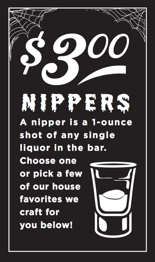 It's always a good time for $3 nippers! 👻