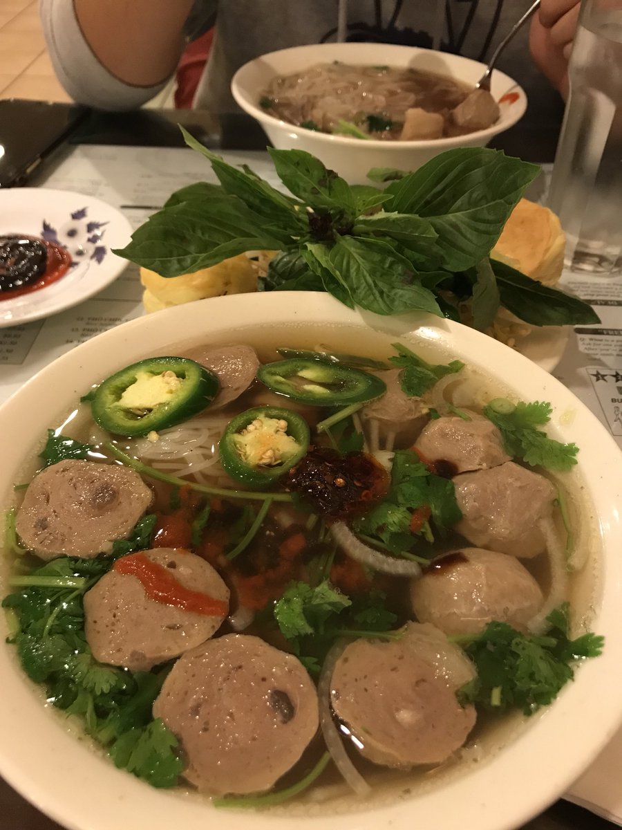 teena_thach's tweet photo. Hungover? Pho.
Drunk? Pho.
Sick? Pho. 
Hungry? Pho.

Pho is the answer to everything. 🍲 https://t.co/8S8jetvcan