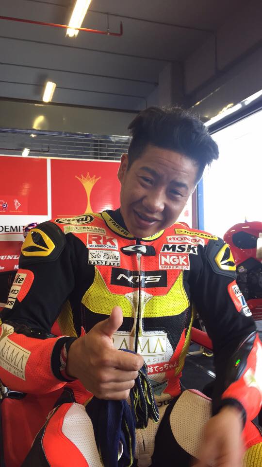 RamaReels's tweet photo. John Sudheer supported RAMA Honda in Asia Road Racing Championship FP1 sessions starts now . Koyamax71 and Indian rider Rider Rajiv #17 #RamaHonda #IdemitsuIndia #johnsudheer #Honda2WheelersIndia https://t.co/B7zv1SljIQ