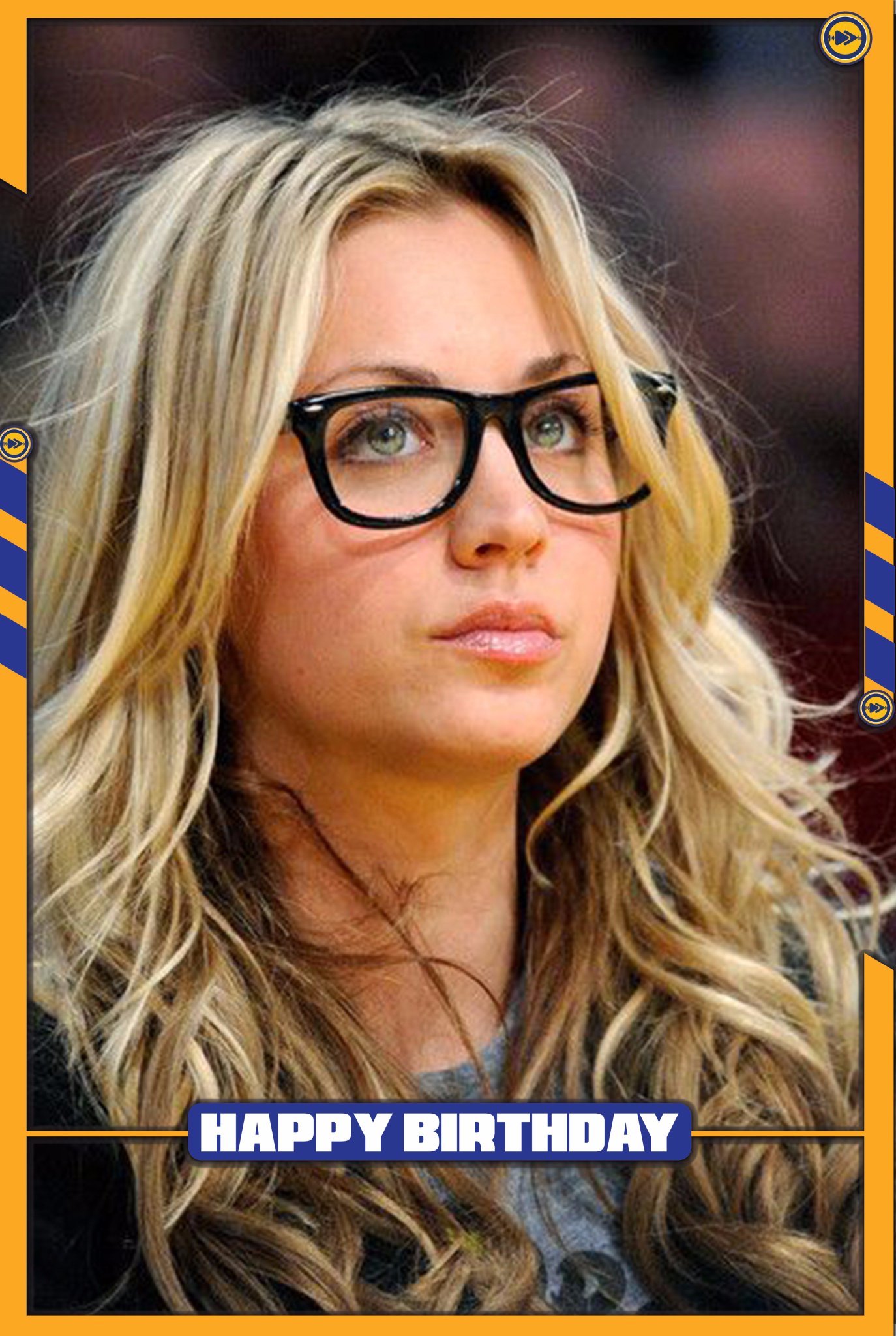 Happy birthday to The Big Bang Theory actress, Kaley Cuoco!!! 