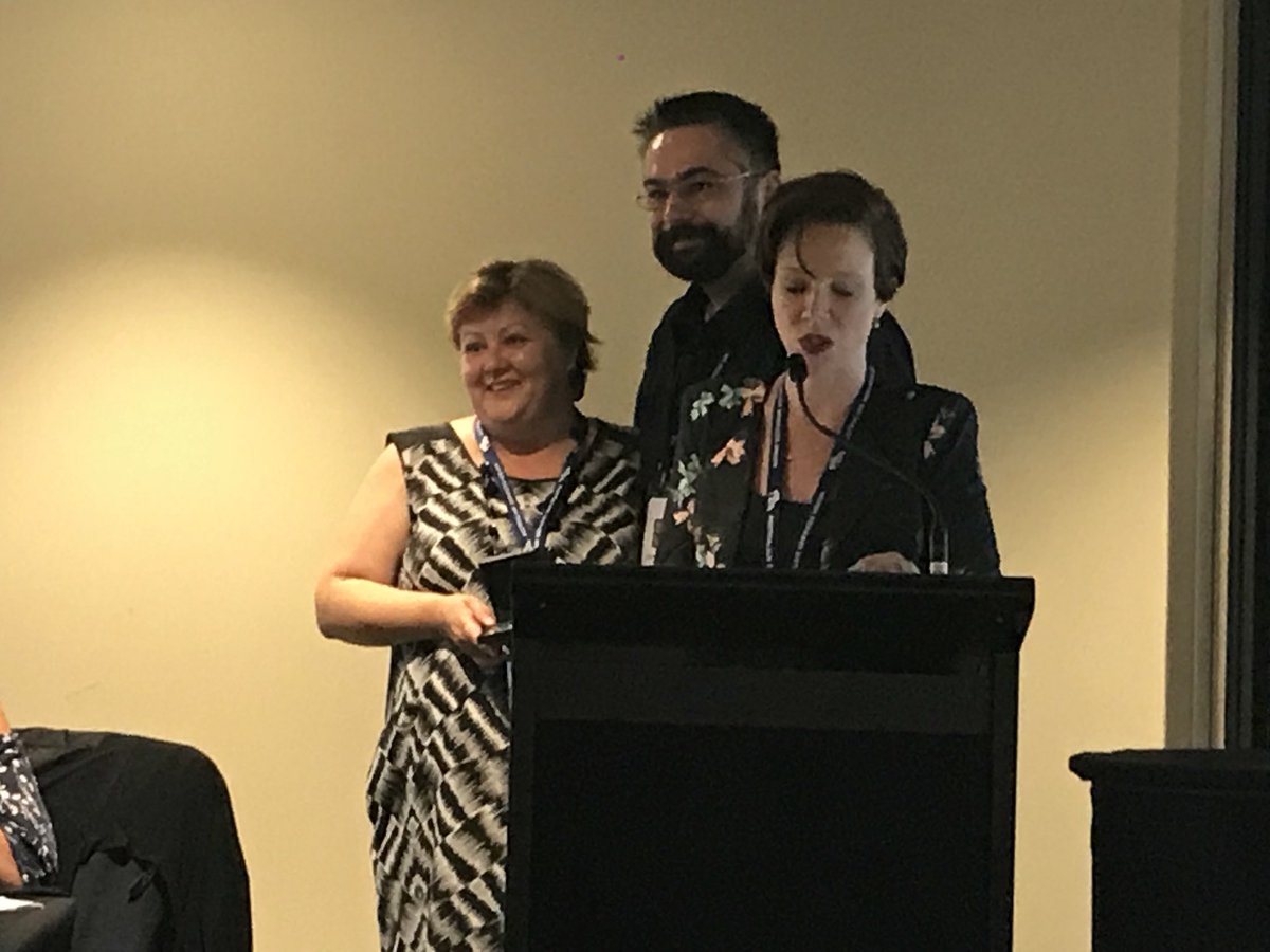asu_nsw_act's tweet photo. Vicki wins the Barry Rule Award. She’s a true leader in our union movement - making sure the railways are ASU! #asu2017 #proudtobeunion https://t.co/dWX38Mas2E