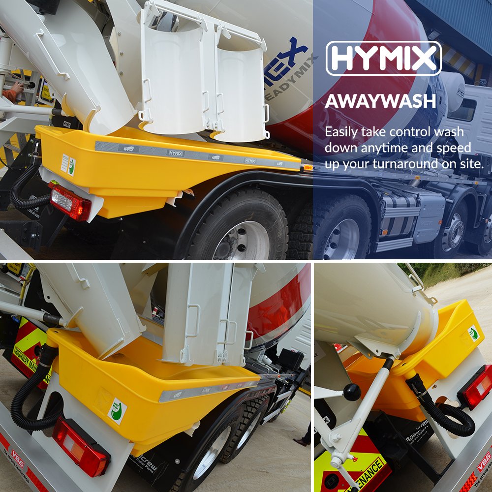 HymixUK's tweet photo. Did you know you can easily take control wash down anytime and speed up your turnaround on site? #AwayWash https://t.co/4HBYGaGIuI