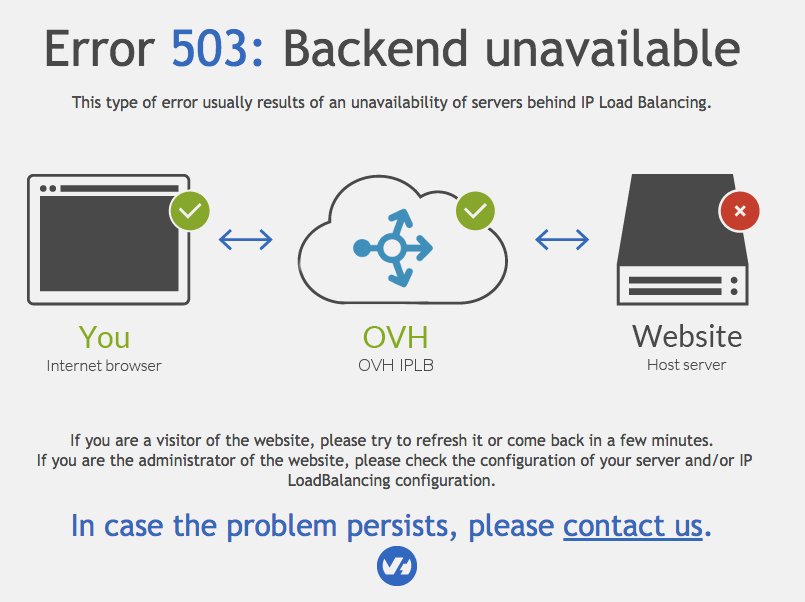 sbachphoto's tweet photo. Bonjour @ovh @ovh_support_fr #ovh, serveur down ! Quel est le problème ? https://t.co/1KzKU1n3rL