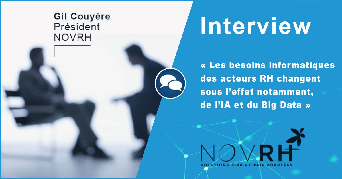 NOVRH's tweet photo. 💬 [INTERVIEW] Tendances #SIRH 2020 : entre intégration et concentration... ➡️ https://t.co/DURyo80yBs > #BigDataRH #IA #DRH #DSI https://t.co/nVViluBcuM