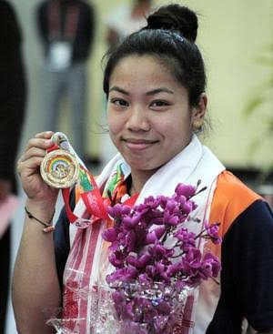 PratibimbVJTI's tweet photo. Congratulations to #MirabaiChanu for winning Gold at the World Weightlifting Chamionship. #proudIndian #womenpower #pratibimb2017 https://t.co/zLj6MdJX8D
