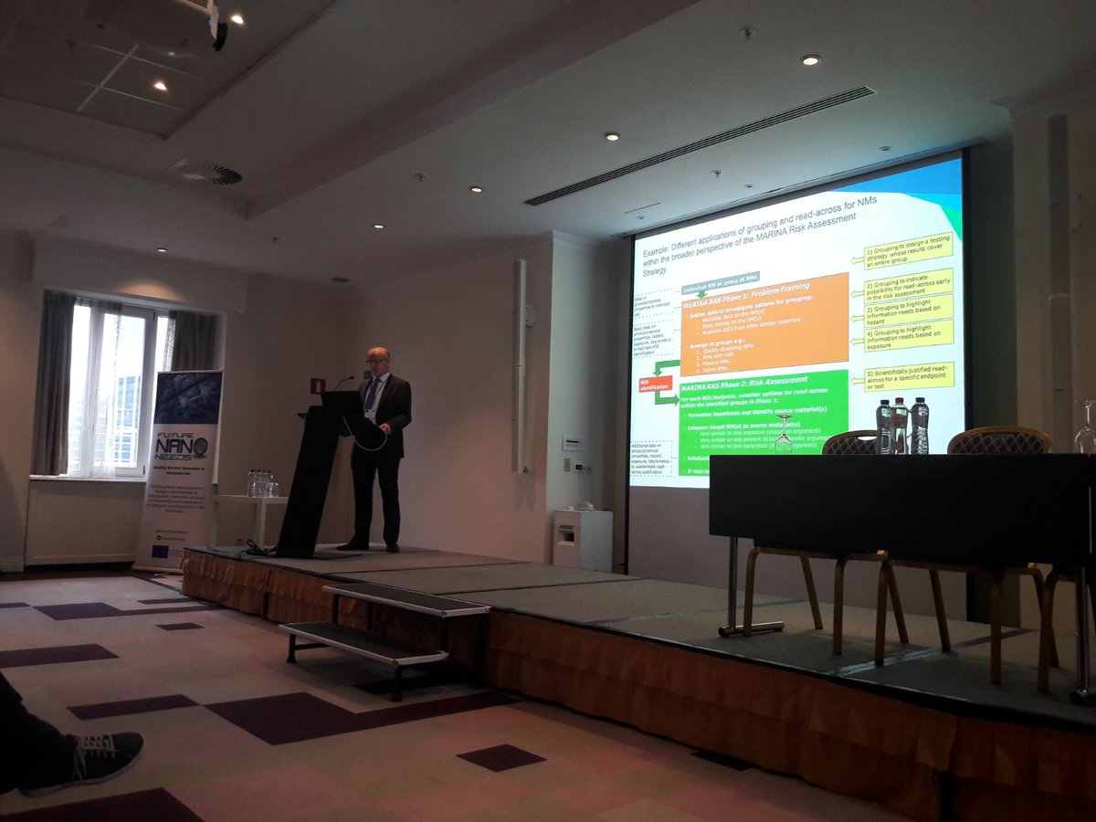 CBNI's tweet photo. Willi Peijnenburg of @rivm introduces different applications of grouping and read-across for #nanomaterials - #nanocategorize #nanoscale https://t.co/sdtVevhfYS