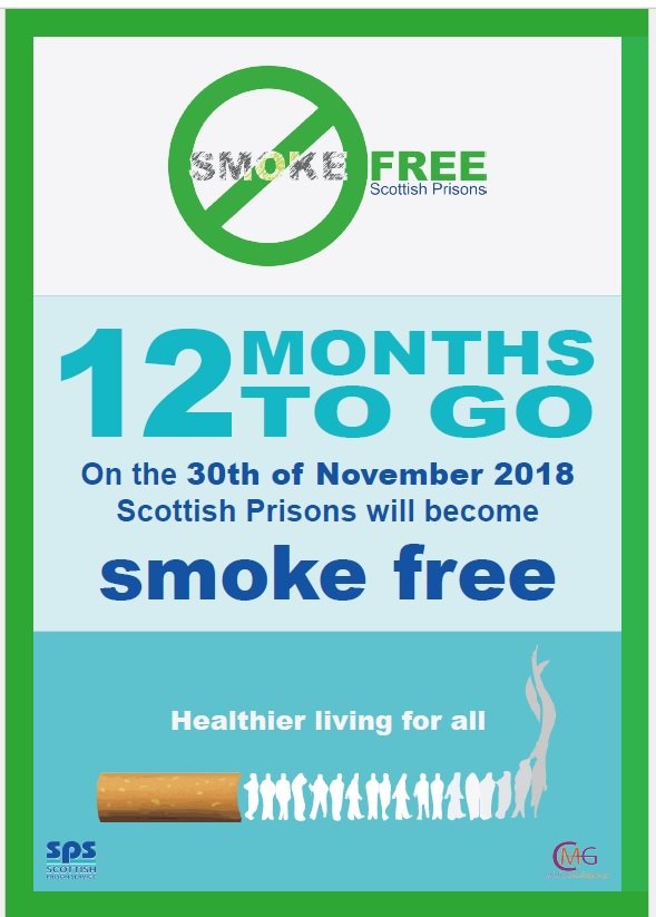 scottishprisons's tweet photo. SPS want our prisons to be safe and healthy places for the people who live and work in them. As such SPS are working towards making all prisons in Scotland smoke free by 30th November 2018 #smokefreeprisons https://t.co/t2EEj5fTol