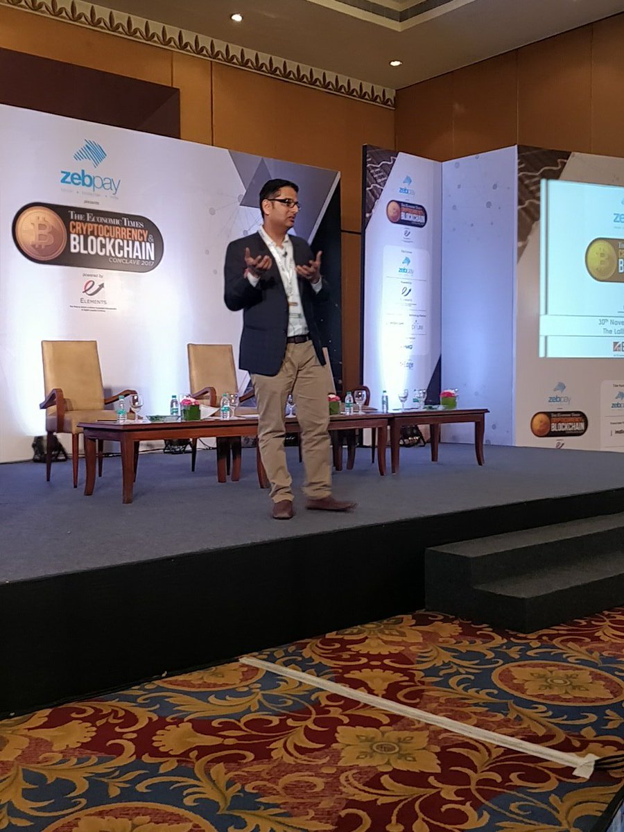 ET_Edge's tweet photo. Bitcoin is a store of value &amp; not a medium of exchange - @nitinsharma1 at #ETCBC #ETBlockchain https://t.co/tpQ4YZ7M0O