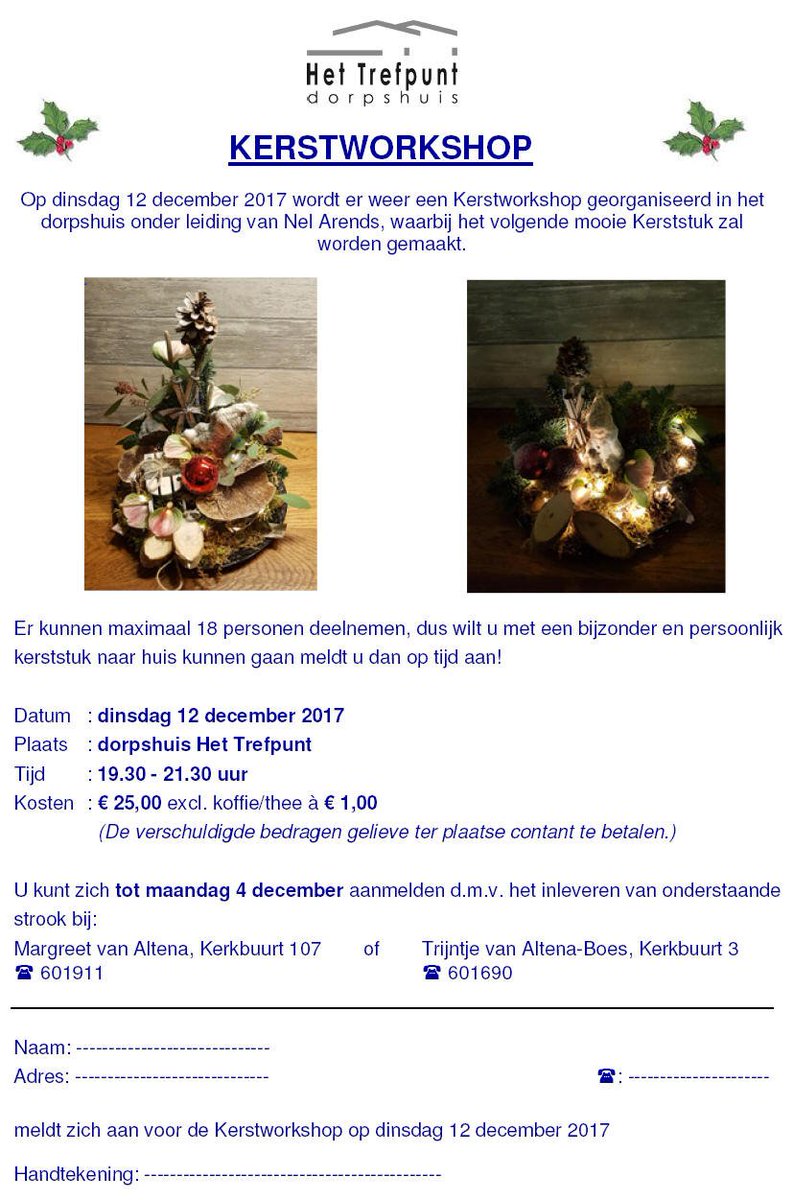 MarkerNews's tweet photo. Dinsdag 12 december : Kerstworkshop in dorpshuis 'Het Trefpunt' https://t.co/noFskxMzSW #Marken #DorpshuisHetTrefpunt #kerstworkshop https://t.co/WNbmd3vpiG