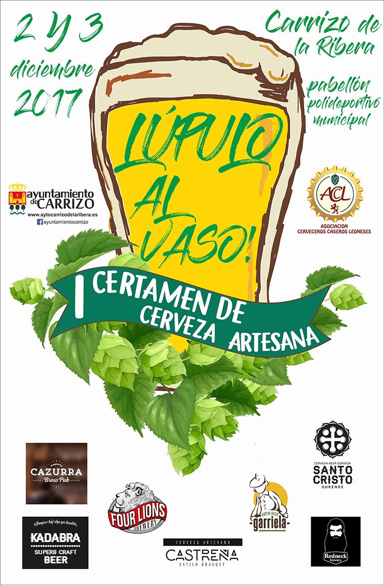 ComerdeLeon's tweet photo. I Certamen #Lúpulo al vaso - Una cita con la #cerveza artesana en Carrizo de la Ribera https://t.co/l3ynMd3Sbr vía @LNCleon https://t.co/o7eMw4cfzv